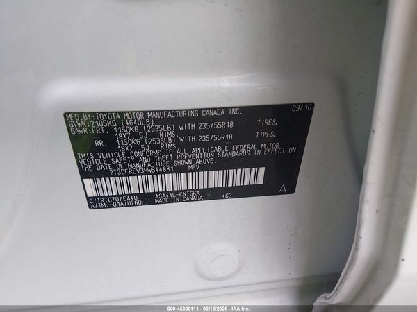 2017 TOYOTA RAV4 LIMITED