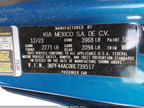 2024 KIA FORTE GT