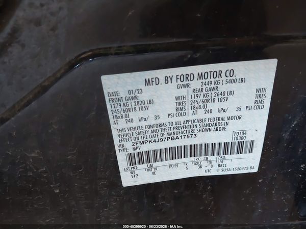 2023 FORD EDGE SEL