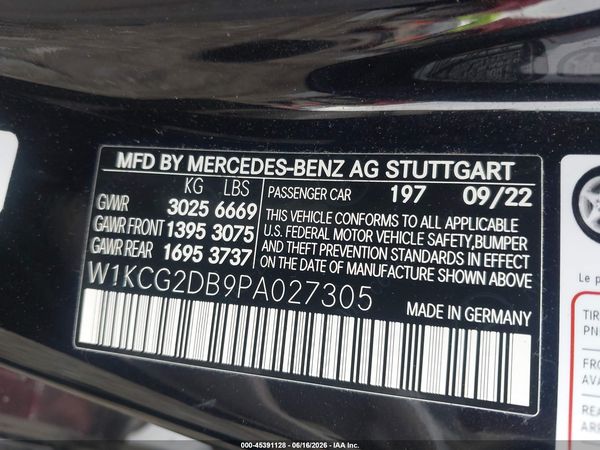 2023 MERCEDES-BENZ EQS 450+