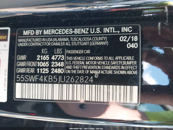 2018 MERCEDES-BENZ C 300 4MATIC