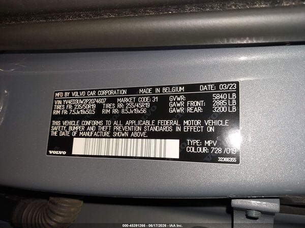 2023 VOLVO XC40 RECHARGE PURE ELECTRIC TWIN PLUS