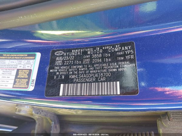 2023 HYUNDAI ELANTRA SEL