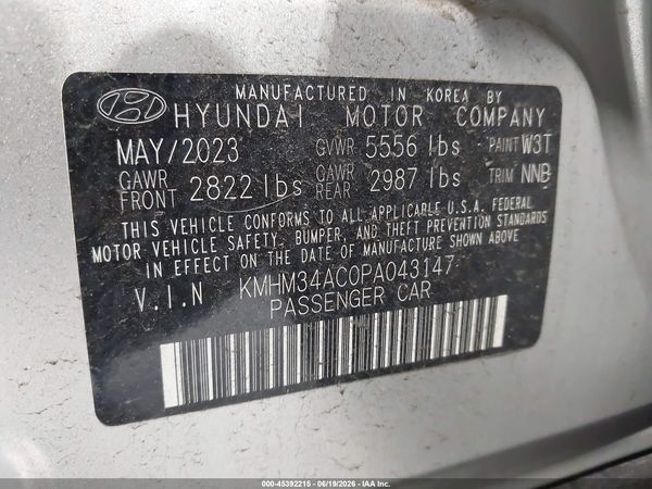 2023 HYUNDAI IONIQ 6 SEL