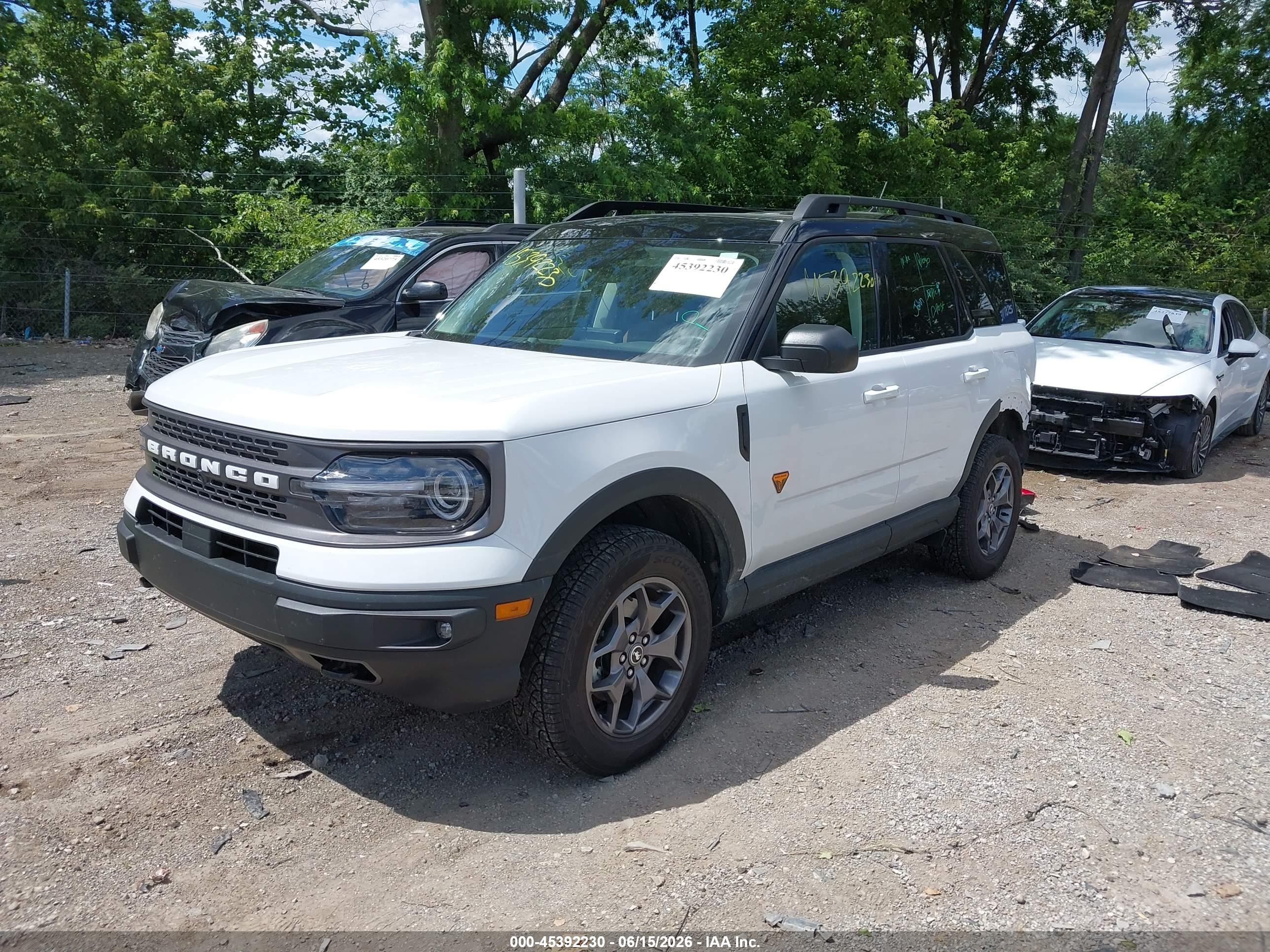 2024 FORD BRONCO SPORT BADLANDS — I2