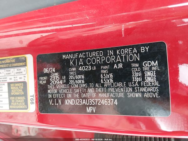 2025 KIA SOUL LX