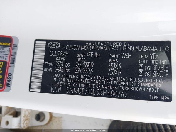 2025 HYUNDAI TUCSON LIMITED