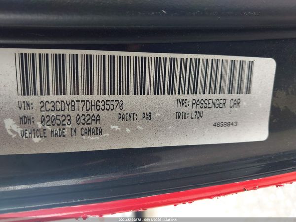 2013 DODGE CHALLENGER R/T