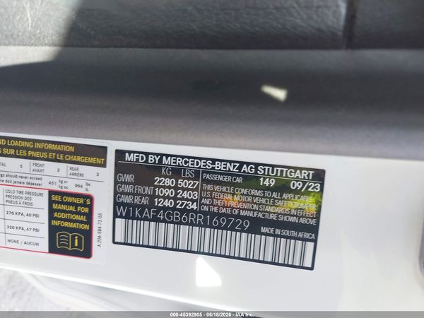 2024 MERCEDES-BENZ C 300 C300