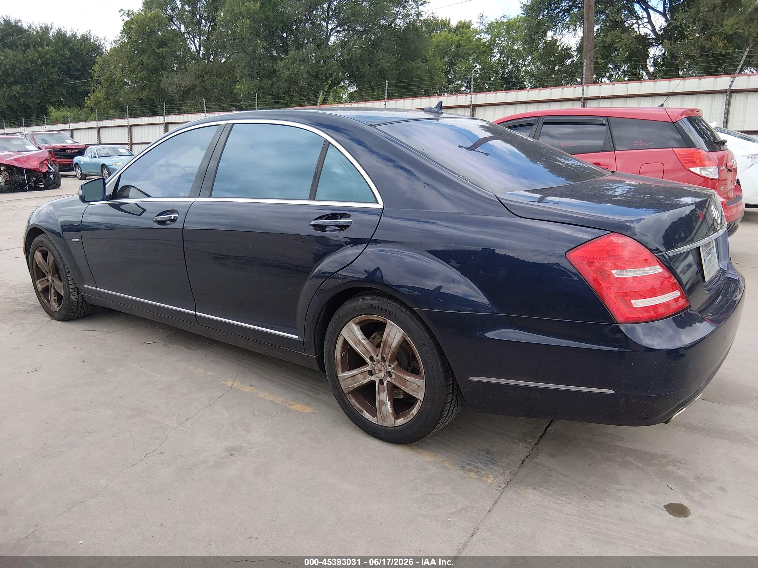 2012 MERCEDES-BENZ S 550 S550