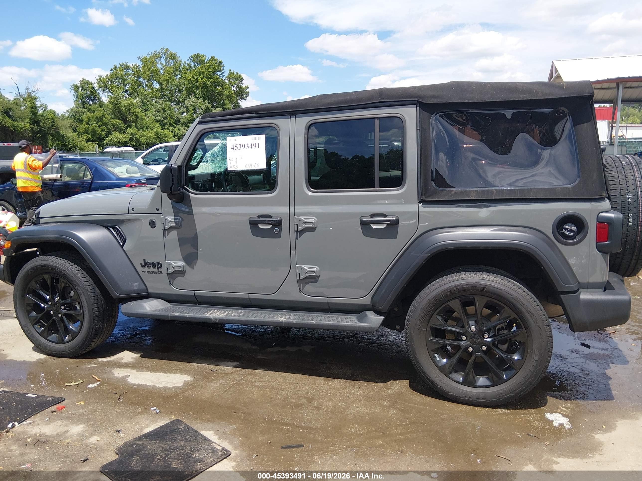 2022 JEEP WRANGLER UNLIMITED SPORT S 4X4