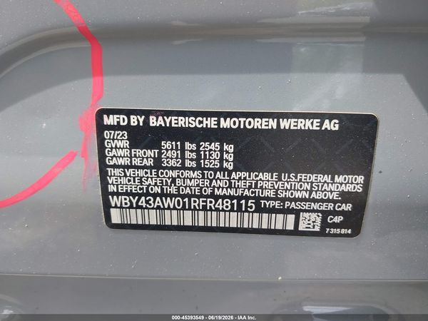 2024 BMW I4 GRAN COUPE EDRIVE35