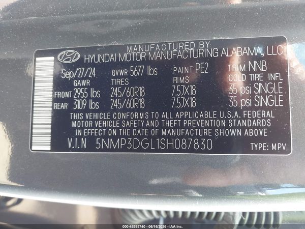 2025 HYUNDAI SANTA FE XRT