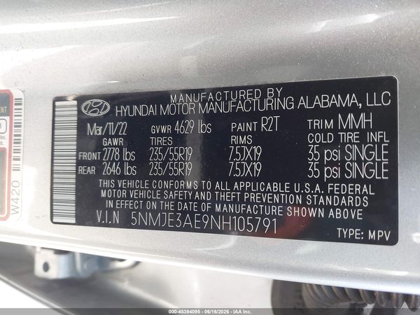 2022 HYUNDAI TUCSON LIMITED