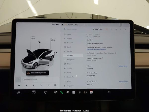 2022 TESLA MODEL 3