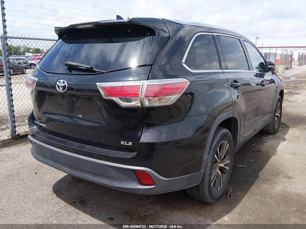 2016 TOYOTA HIGHLANDER XLE V6