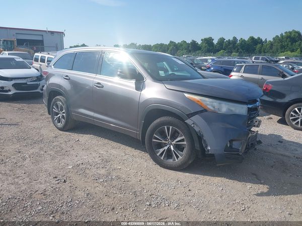 2016 TOYOTA HIGHLANDER XLE V6