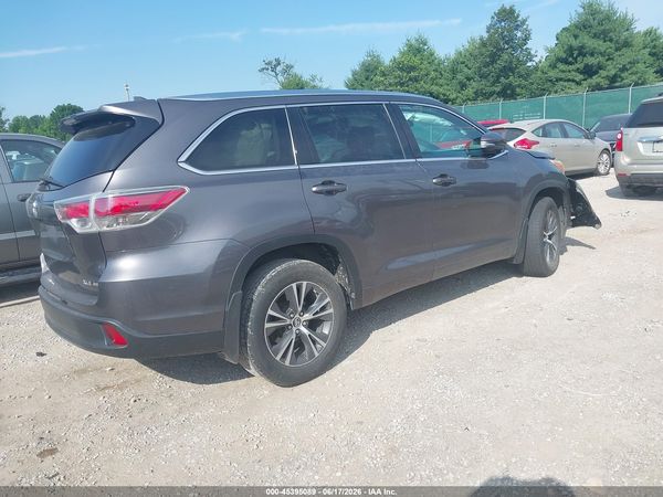 2016 TOYOTA HIGHLANDER XLE V6
