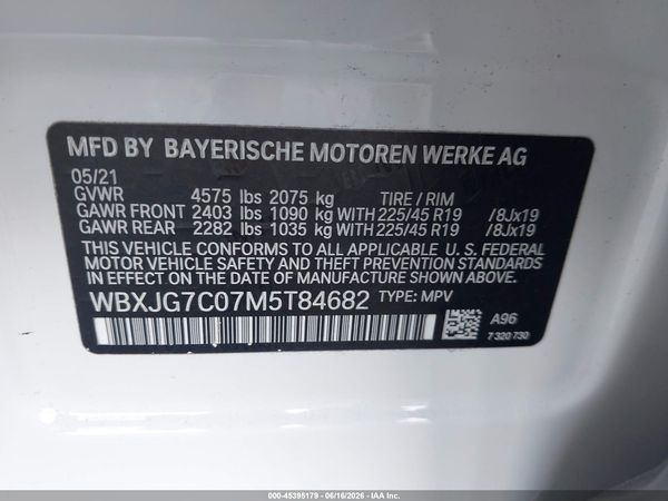 2021 BMW X1 SDRIVE28I