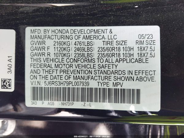 2023 HONDA CR-V EX-L 2WD