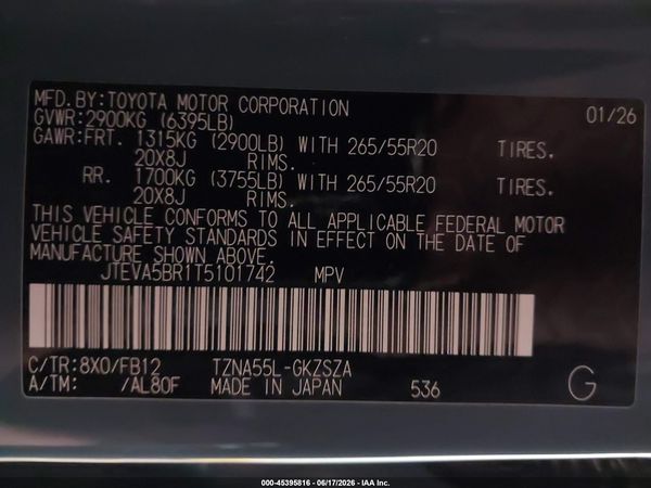 2026 TOYOTA 4RUNNER TRD SPORT
