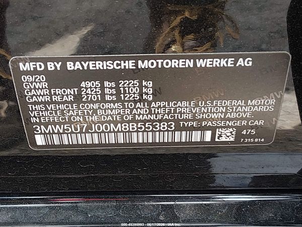 2021 BMW M340I