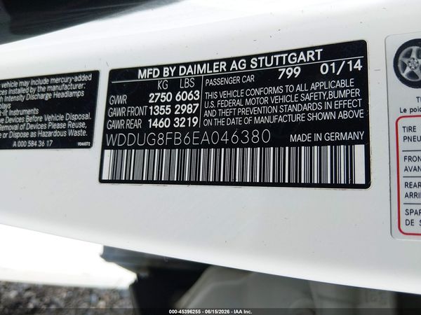 2014 MERCEDES-BENZ S 550 4MATIC