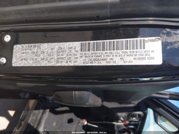 2019 JEEP WRANGLER SPORT S 4X4