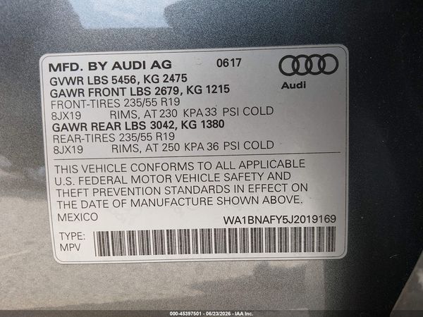2018 AUDI Q5