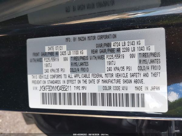 2021 MAZDA CX-5 GRAND TOURING