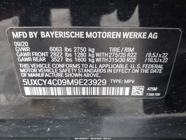 2021 BMW X6 SDRIVE40I
