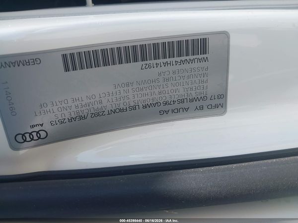 2017 AUDI A4 PREMIUM