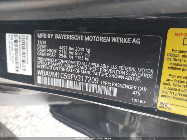 2015 BMW X1 SDRIVE28I