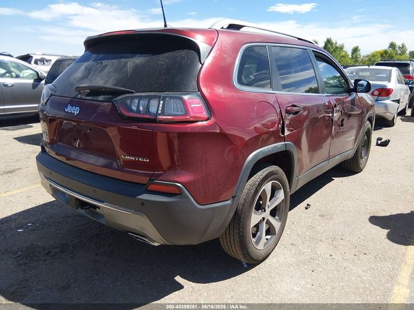 2019 JEEP CHEROKEE LIMITED 4X4