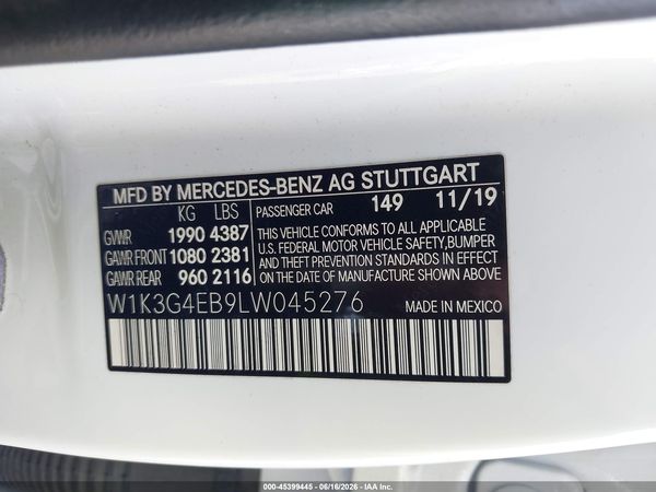 2020 MERCEDES-BENZ A 220 A220