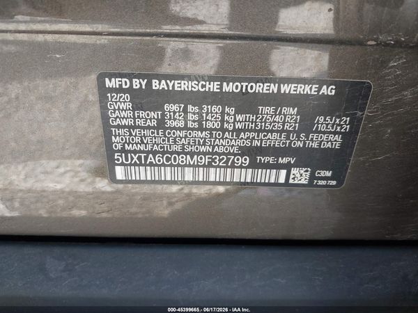 2021 BMW X5 PHEV XDRIVE45E