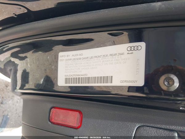 2021 AUDI A5 SPORTBACK