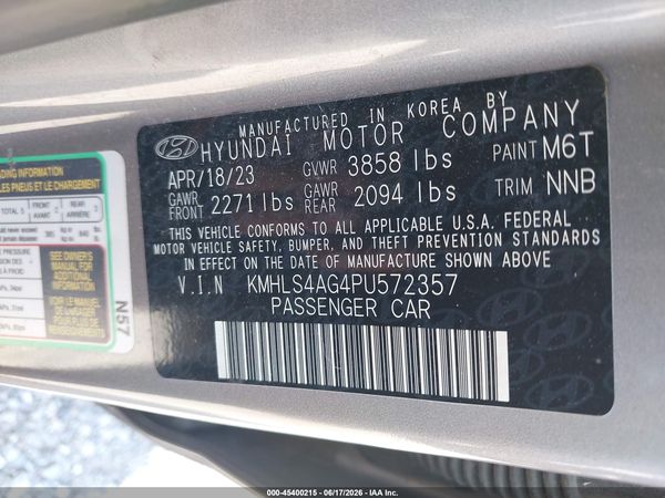 2023 HYUNDAI ELANTRA SEL