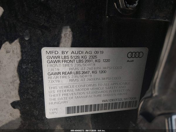 2020 AUDI Q3
