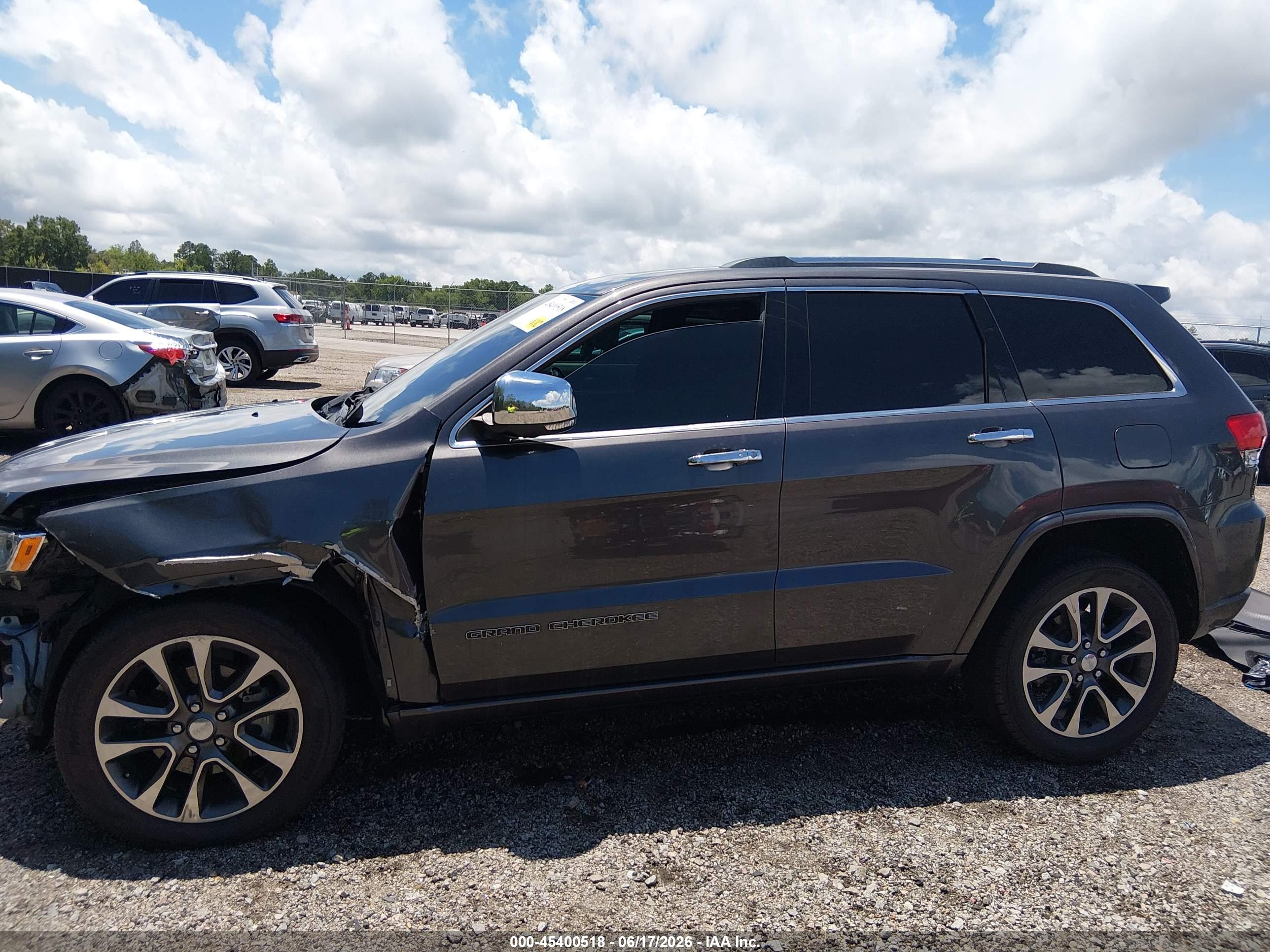 2017 JEEP GRAND CHEROKEE OVERLAND 4X2