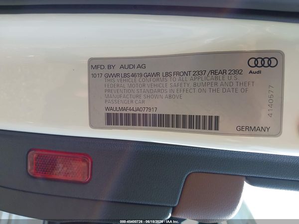 2018 AUDI A4