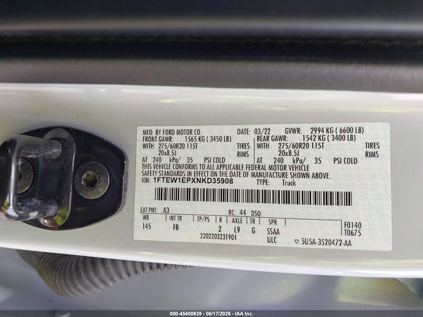 2022 FORD F-150 XLT