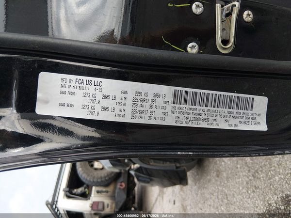 2019 JEEP CHEROKEE LATITUDE FWD