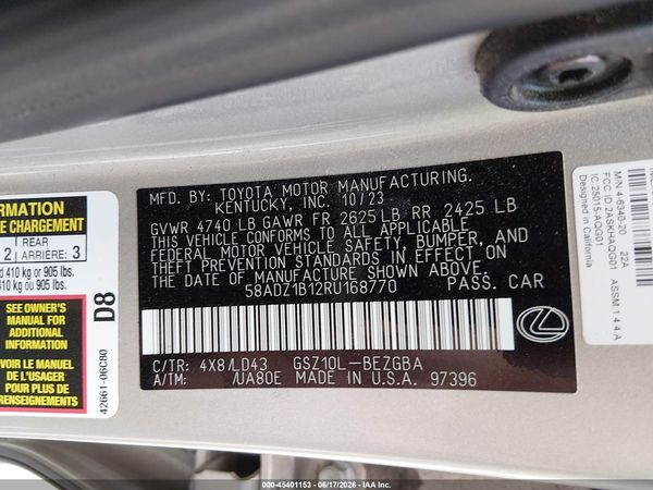 2024 LEXUS ES 350 350 Premium