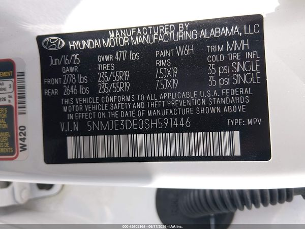 2025 HYUNDAI TUCSON LIMITED