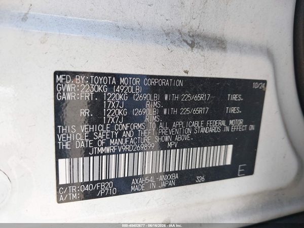 2024 TOYOTA RAV4 HYBRID LE