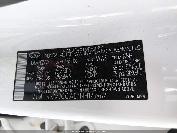 2022 HYUNDAI TUCSON SEL
