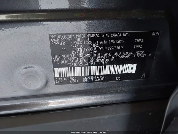 2024 TOYOTA RAV4 LE
