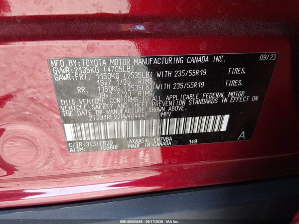 2023 TOYOTA RAV4 ADVENTURE