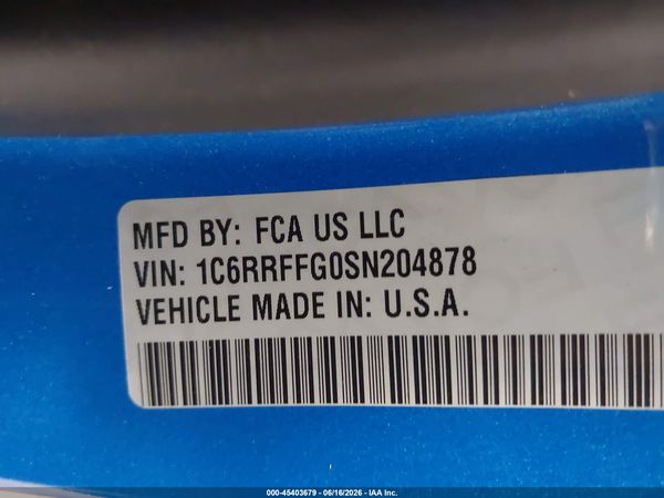 2025 RAM 1500 BIG HORN  4X4 5'7 BOX